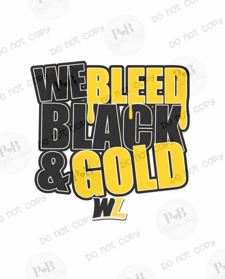 Saints - I Bleed Black & Gold T-Shirt