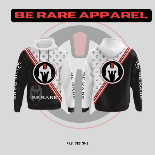 BE RARE SUBLIMATED HOODIE