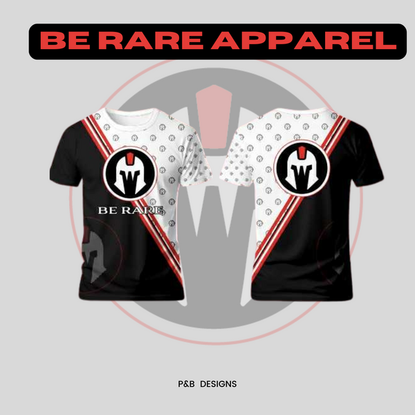 BE RARE SUBLIMATED TSHIRT
