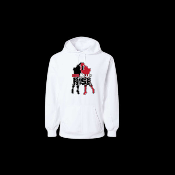 WHITE DRY FIT SUBLIMATED HOODIE